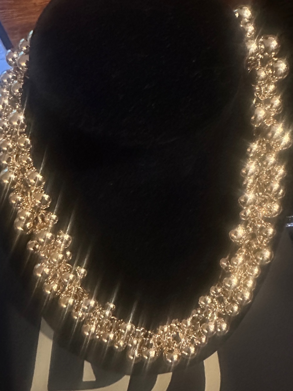 LSJ Gold-filled Cluster Ball 16 in Necklace with 2 in Ext